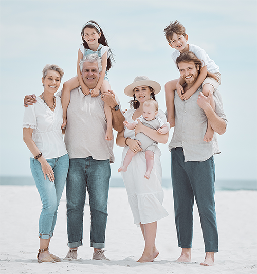 Family at the Beach